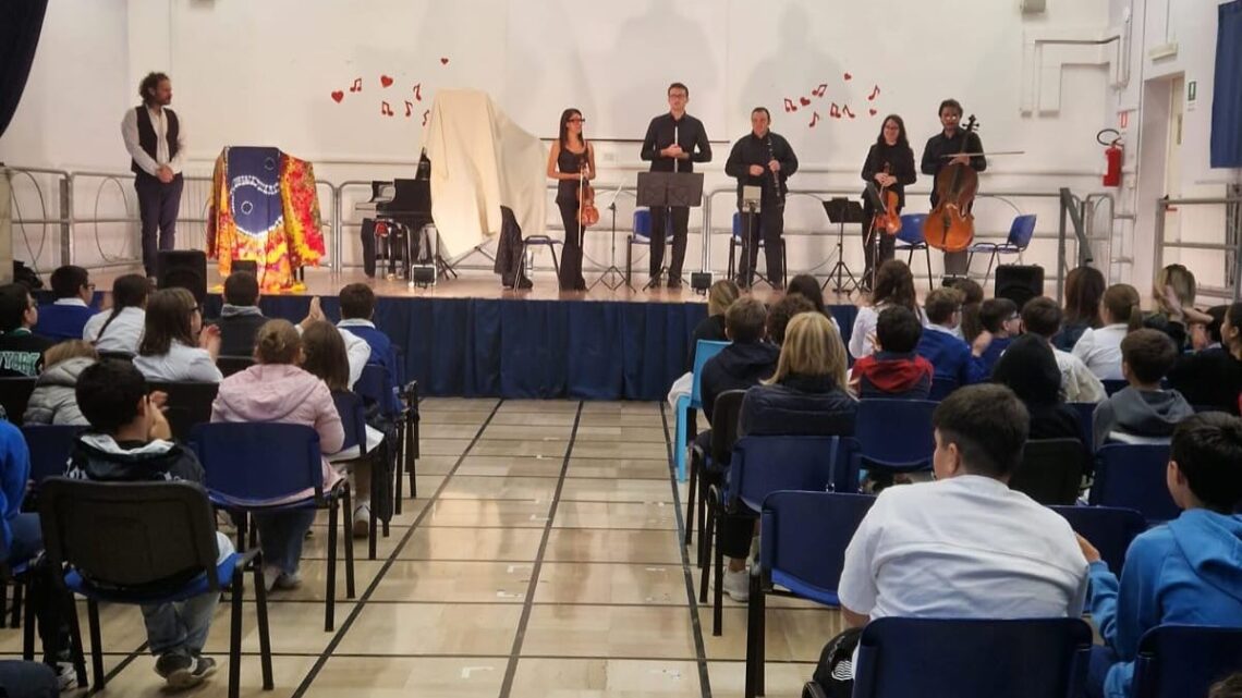 Il Flauto Magico” di Mozart fa tappa presso l’Auditorium dell’I.C. “RBPD” di Trani con l’Ensemble Soundiff