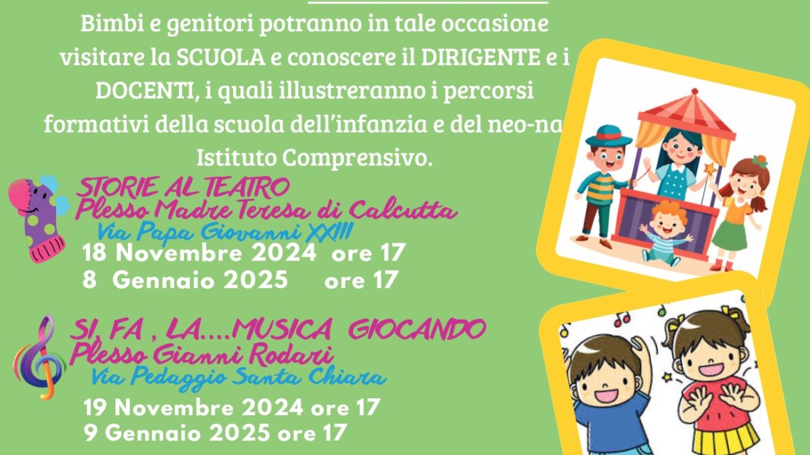 LABORATORI DI SCUOLA DELL’INFANZIA